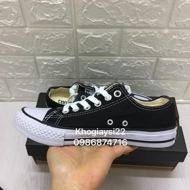 Giày cv classic ĐEN TRẮNG THẤP CỔ size 36->43 ☑ Chuẩn . ` ˇ ⁵ ' ' ? * j -p1