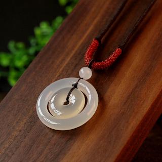 Dây chuyền mặt đá mã não tự nhiên