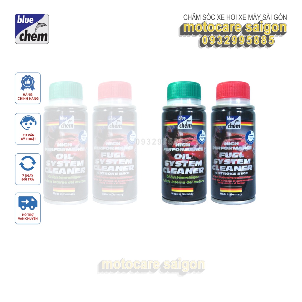 Combo Phụ Gia xúc động cơ và kim phun xăng Bluechem 50ml