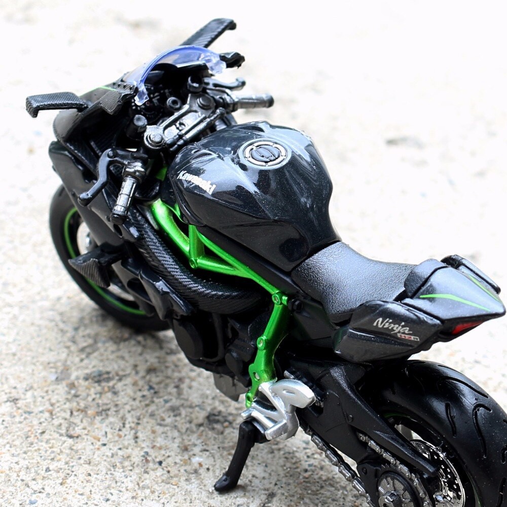 MÔ HÌNH XE MOTO Kawasaki H2R Huyền Thoại - MAISTO tỷ lệ 1:18