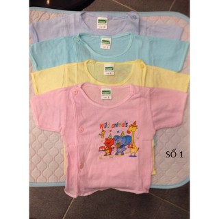 Áo Bossini cộc tay sơ sinh Số 1 & 2