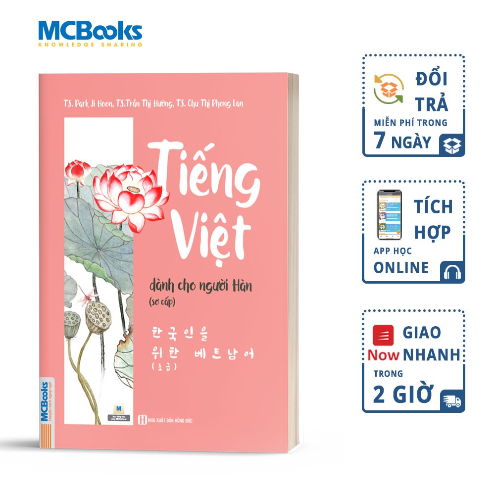 Sách Tiếng Việt Dành Cho Người Hàn Trình Độ Sơ Cấp MCBooks