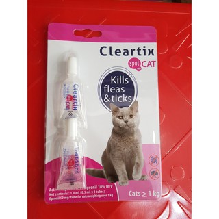 Nhỏ ve cho mèo cleartix