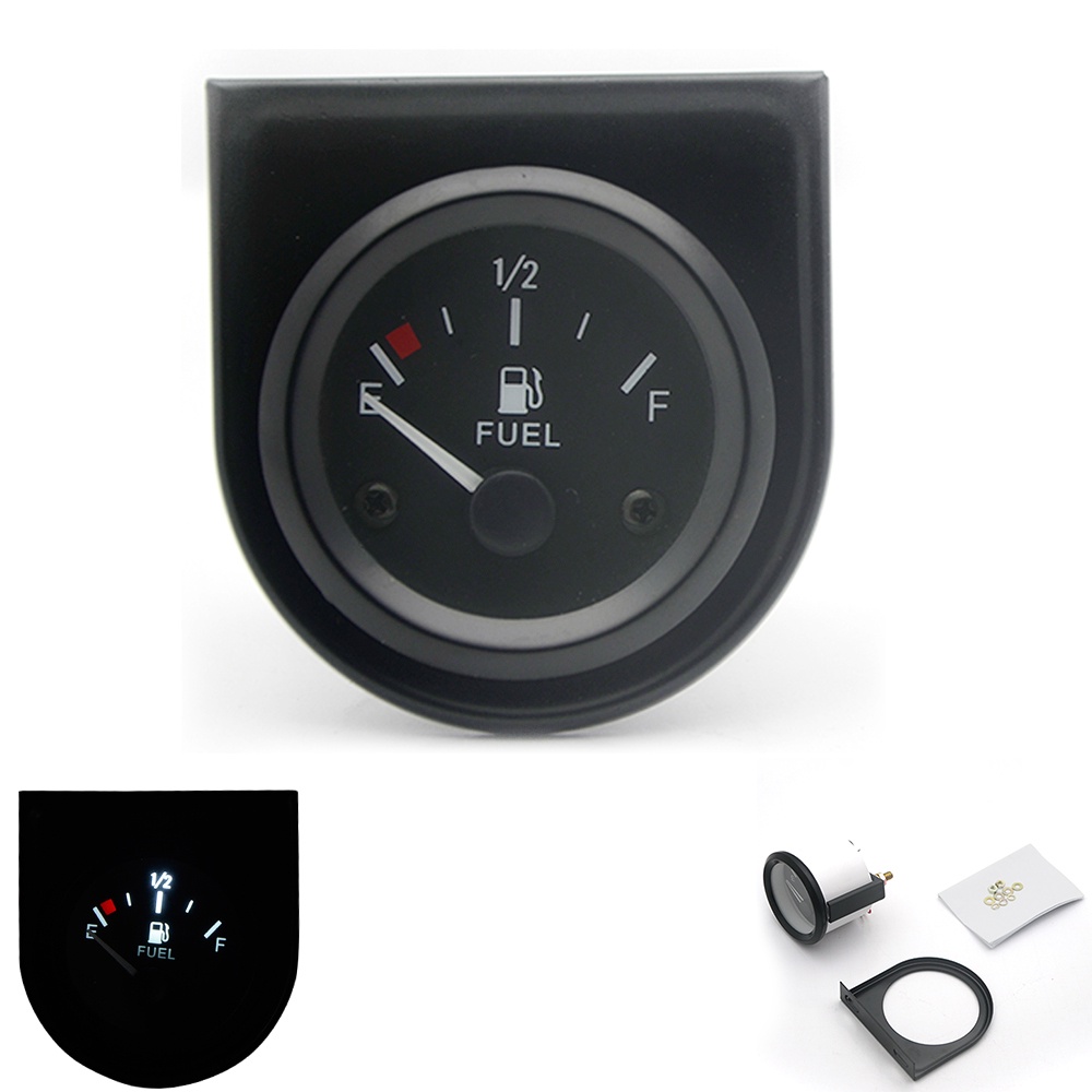 Đồng Hồ Đo Nhiệt Độ Dầu/Nước/Dầu 2" 52MM 12V Kèm Giá Đỡ Cho Xe Hơi