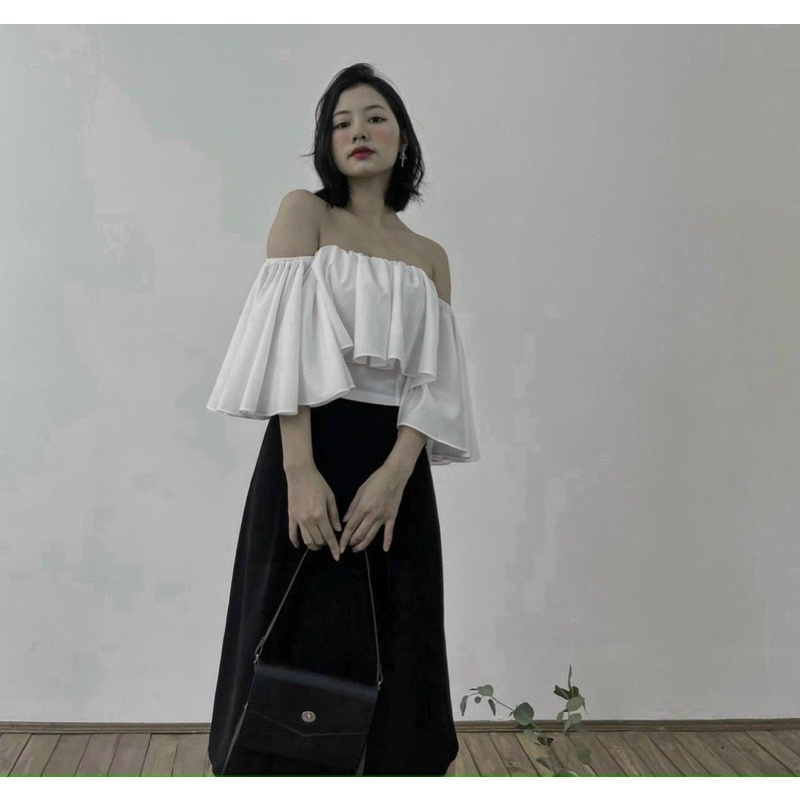 Áo trễ vai xoè tầng siêu hot ( hình thật Loại 1 ) | BigBuy360 - bigbuy360.vn