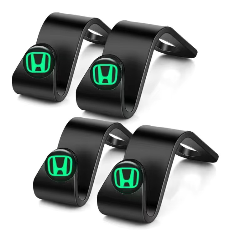 Móc Treo Đồ Gắn Lưng Ghế Sau Xe Hơi Dạ Quang Tiện Dụng Cho Honda Accord City Civic CRV VEZEL Jazz BRV Adv 150