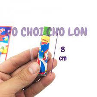 Vỉ đồ chơi 32 bộ keo thổi bóng ( được tặng kèm bóng nhí)