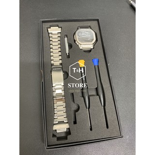 BỘ VỎ MOD GREY METAL CASIO G SHOCK DW 5600[fullbox]