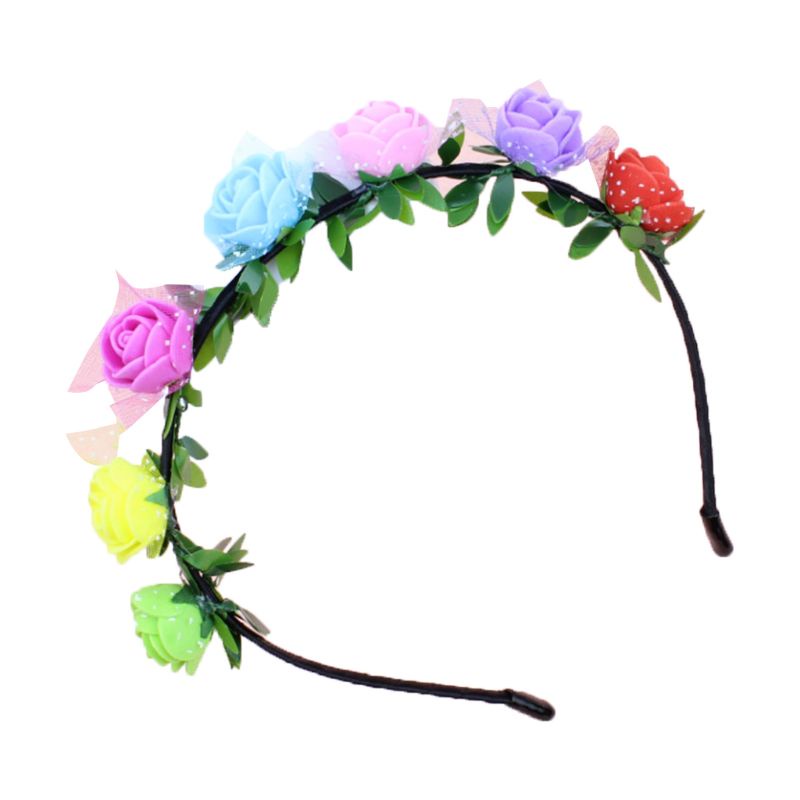 Băng Đô Hoa Hồng Nhân Tạo 9 Màu Cho Nữ