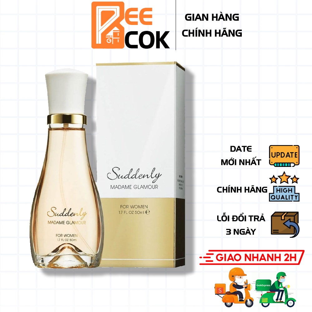 Nước hoa nữ Suddenly Madame Glamour 50ml - hàng nội địa Đức