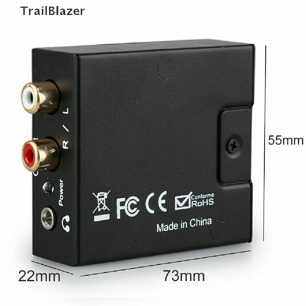 Tbvn Optical Coaxial Toslink Digital to Analog Audio Converter Adapter RCA 3.5mm L/R Jelly