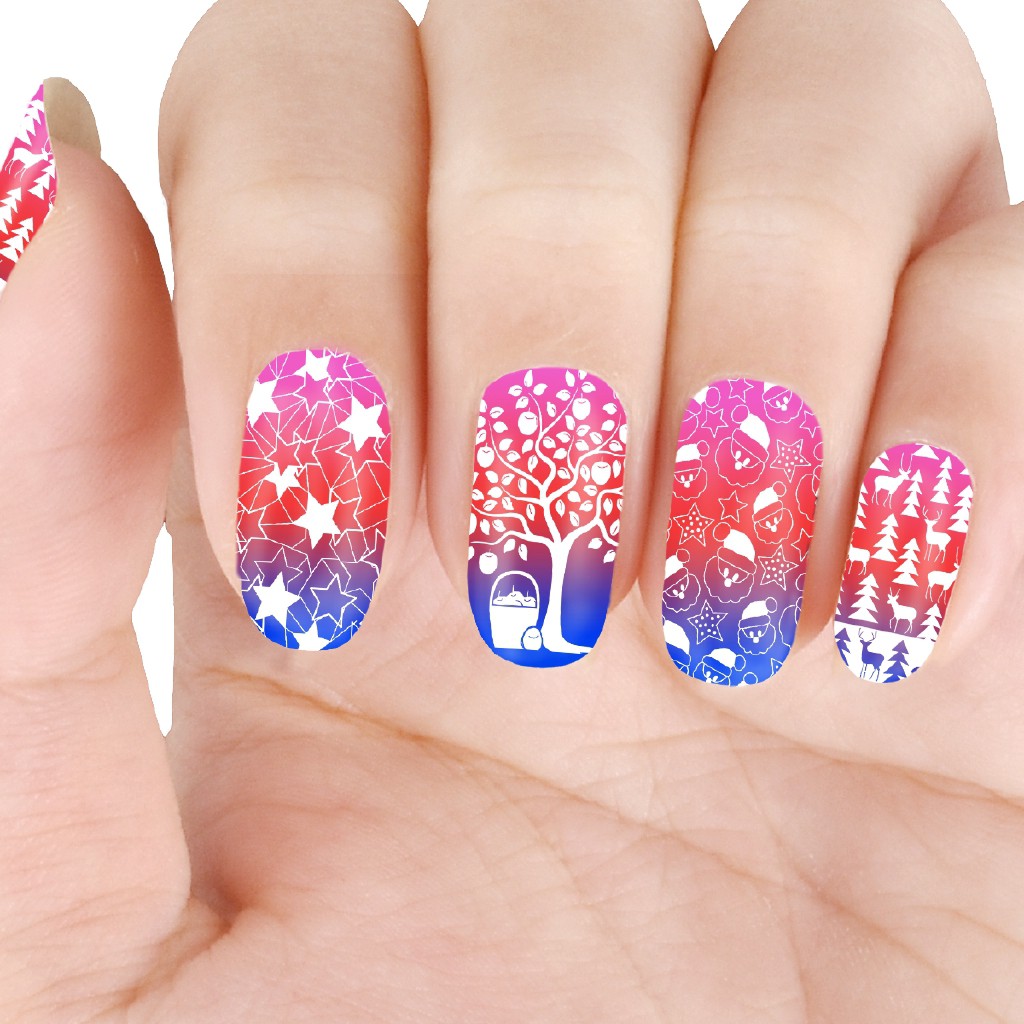 [Hàng mới về] Khuôn dập nổi chuyên dụng hỗ trợ trang trí móng nghệ thuật chủ đề Giáng sinh