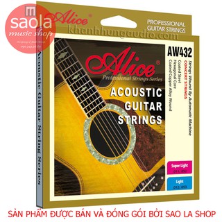 Dây Đàn Ghi-ta Acoustic Cao Cấp Alice AW 432