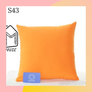 Gối ôm tựa sofa Êm House màu trơn tông sáng - pillow 40x40