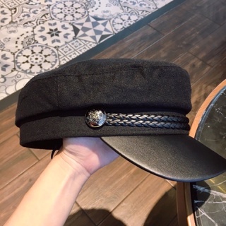 Mũ Thuỷ Thủ Backer Boy Beret Phối Da