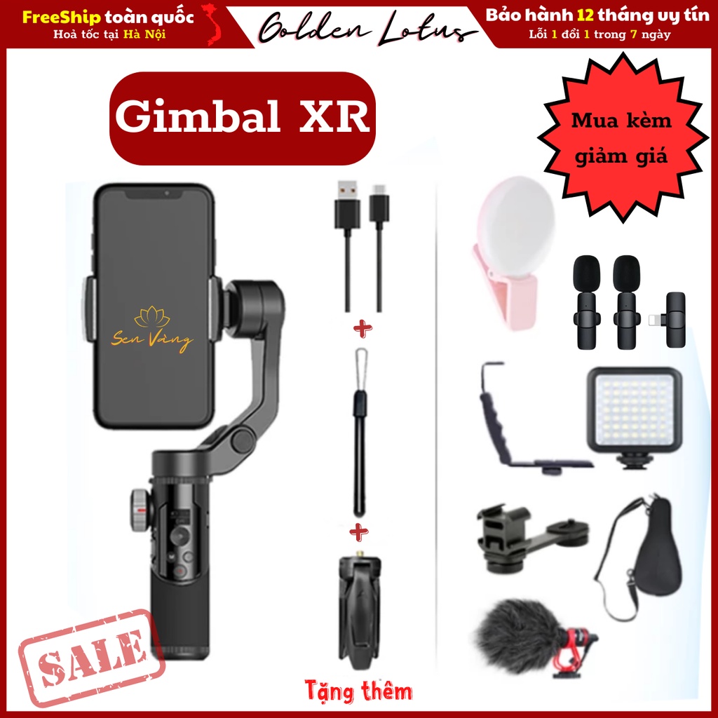 Tay cầm chống rung cao cấp Gậy chống rung cho điện thoại Gimbal XR mới 2023 aochuan