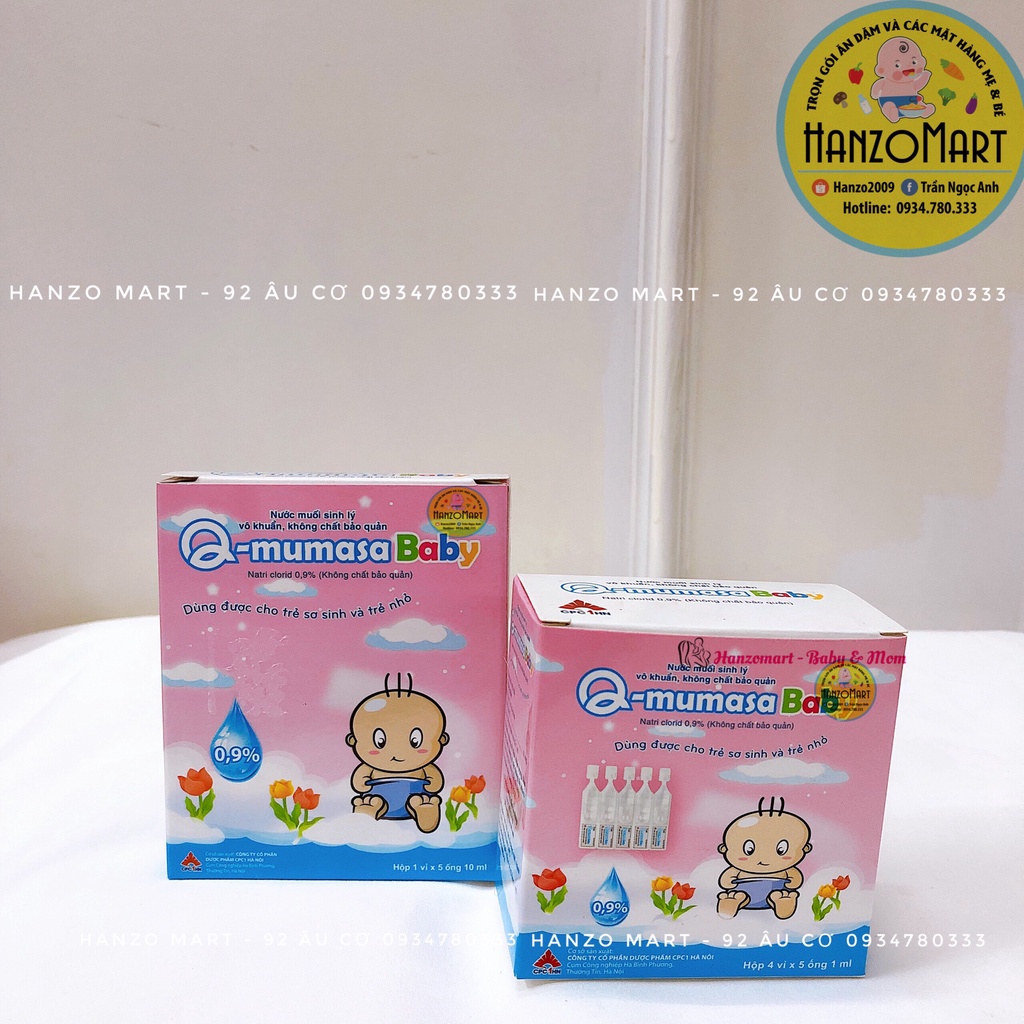 Nước muối sinh lý vô khuẩn cho bé Q - Mumasa Baby