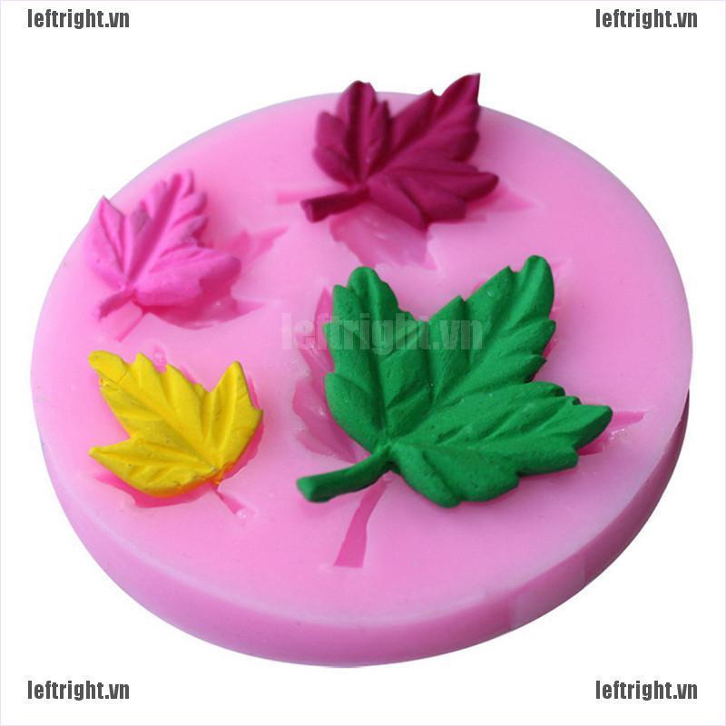 Khuôn Silicone Làm Bánh Hình Lá Phong Đẹp Mắt Tiện Dụng