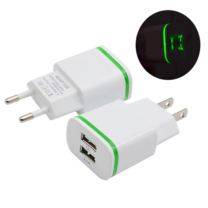 Củ Sạc 2 Cổng Usb 5v 2a Cho Iphone Ipad Samsung Fine