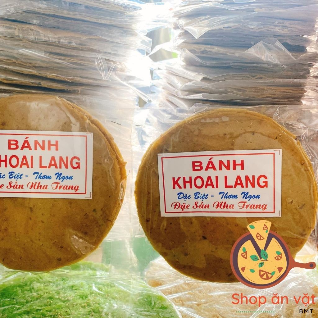 Bánh tráng khoai lang đặc sản Nha Trang bánh tráng khoai nướng/ăn liên đều ngon ngon ngon nha - 14020124