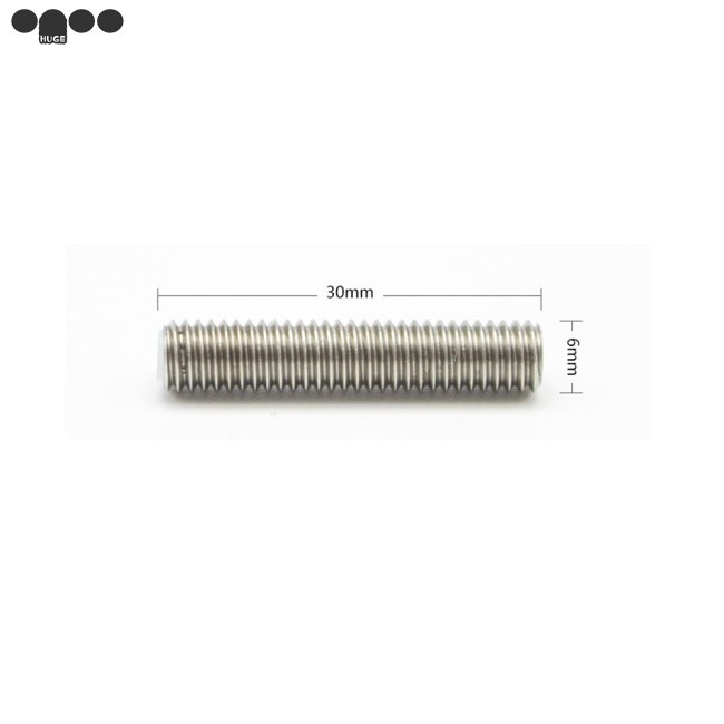 Bộ 2 Đầu Phun M6X30Mm Mk8 1.75mm Bằng Thép Không Gỉ Cho Máy In 3d