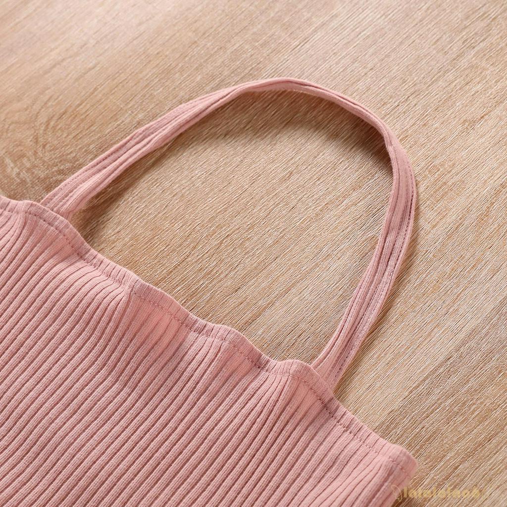 Bộ Áo Cổ Yếm Không Tay Và Chân Váy Xẻ Tà Thời Trang Hè Thoải Mái Cho Bé Gái 2-7 Tuổi