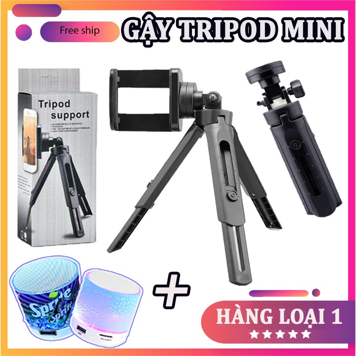 CHÂN TRIPOD SUPPORT ĐỂ BÀN 3 CHÂN |TẶNG KÈM 01 LOA BLUETOOTH MINI SIÊU CHẤT | TIỆN LỢI - DỄ SỬ DỤNG