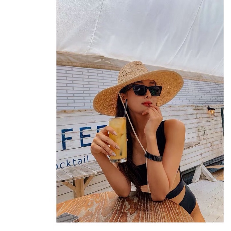 [ MẪU MỚI+ ẢNH THẬT] Bikini liền mảnh, bộ bơi nữ cột eo gợi cảm trắng, đen.