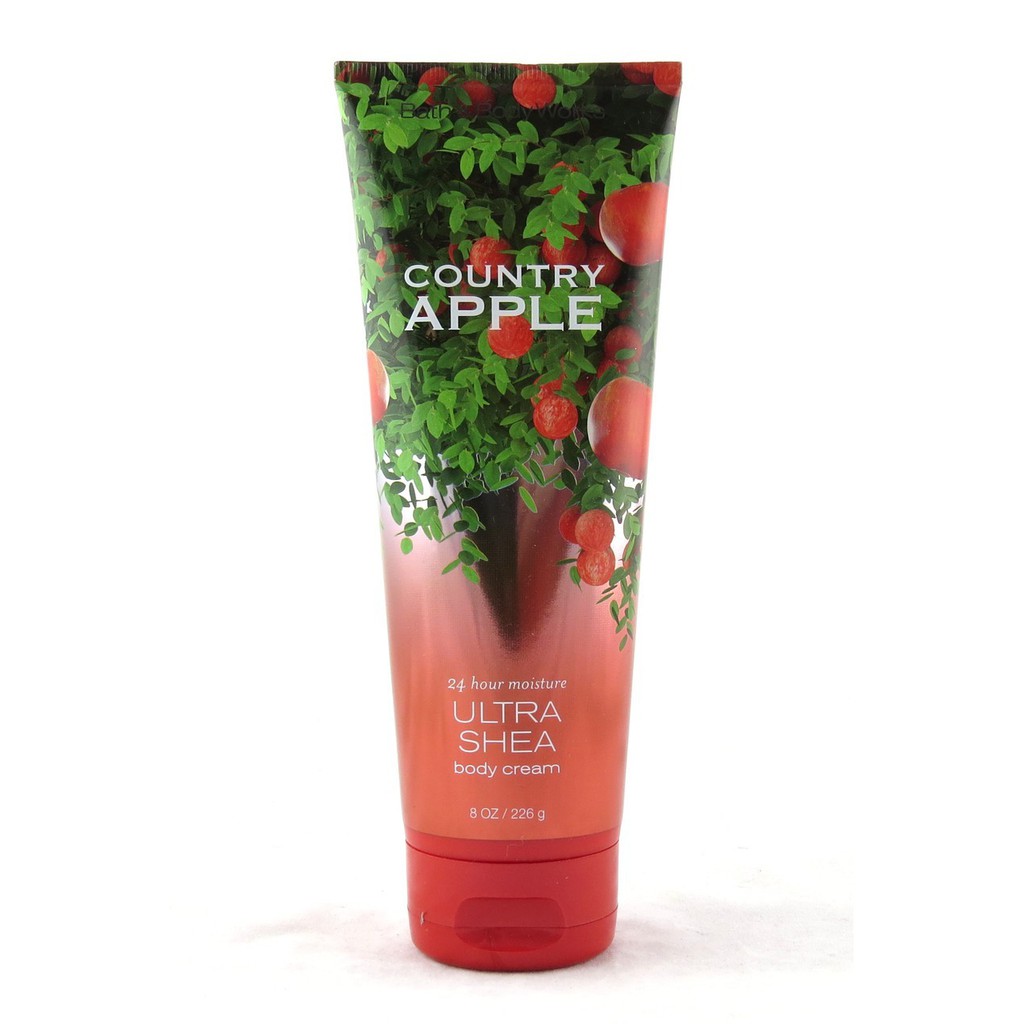 Kem dưỡng ẩm cơ thể Bath &amp; Body Works Country Apple Ultra Shea Body Cream 226g (Mỹ)