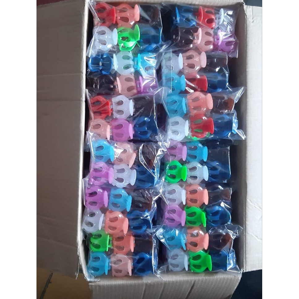 Lố 6 Kẹp càng cua 6 răng mix màu- hàng không gãy