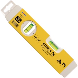 Thước thủy nivo 220mm stabila 02190, 2 bọt thủy, đế từ tính, sản xuất tại đức.