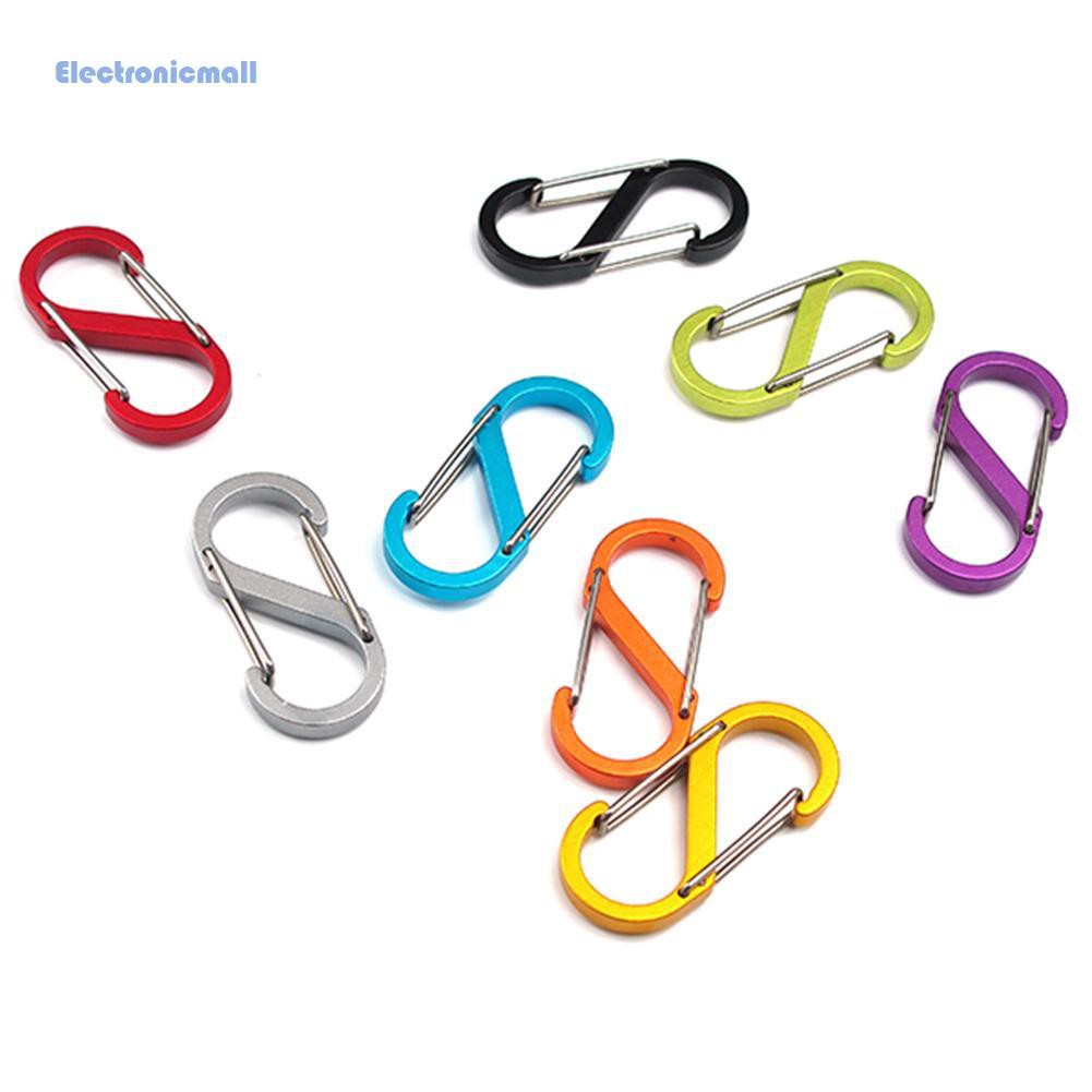 Móc khóa Carabiner 8 cạnh bằng hợp kim nhôm