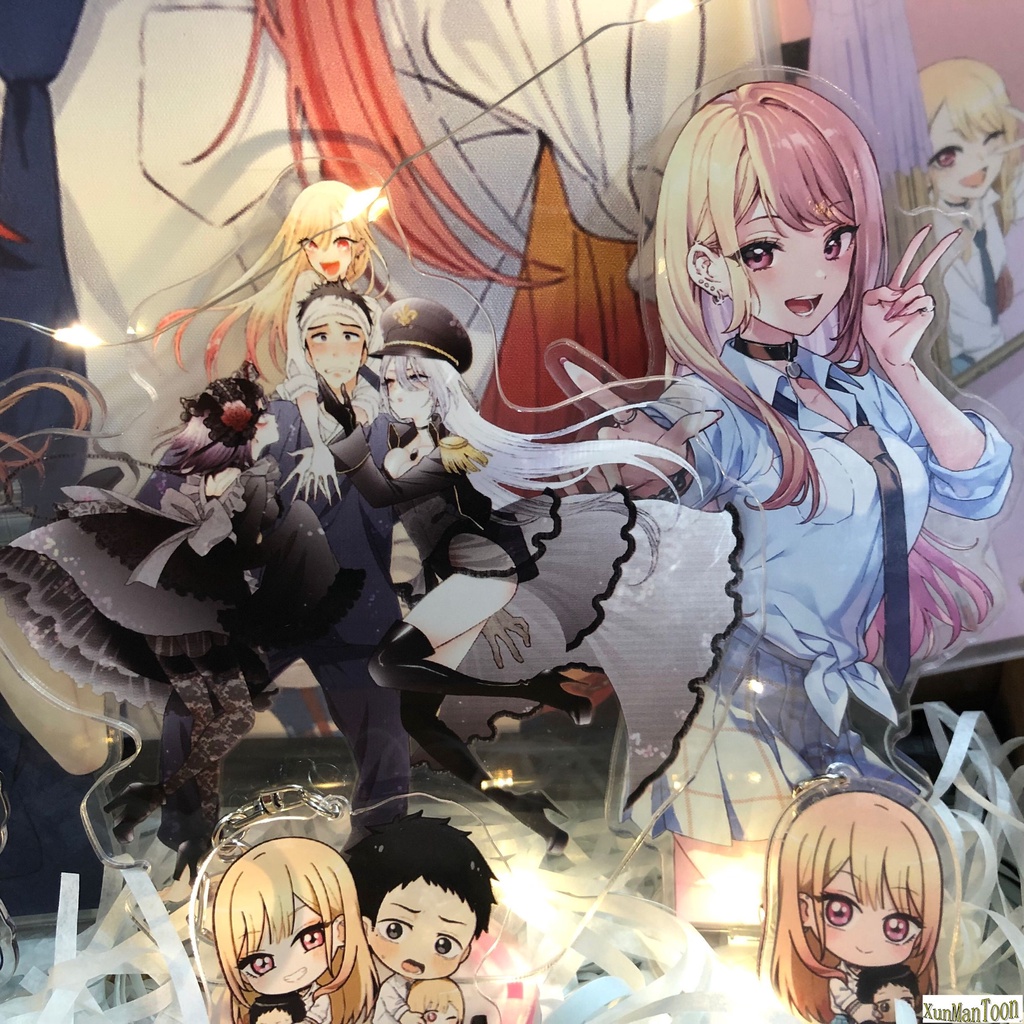Móc Khóa Có Giá Đỡ Acrylic Hình Nhân Vật Anime My Dress-Up Darling Gojo Wakana Inui Sajuna Kitagawa Marin Làm Quà Tặng Sinh Nhật
