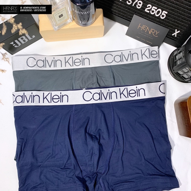 CHÍNH HÃNG BILL US - PACK3 Quần Lót  nam Calvin klein Chromatic NAVY (có bán lẻ)