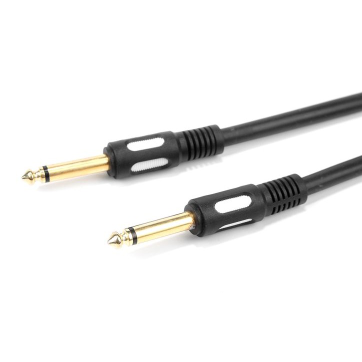 【1.5m/3m/5m/10m】6.35mm Jack To 6.35mm 1/4" Microphone Cable Guitar cord Mono Audio Aux Cable Adapter Jack Audio Cable Double Guitar