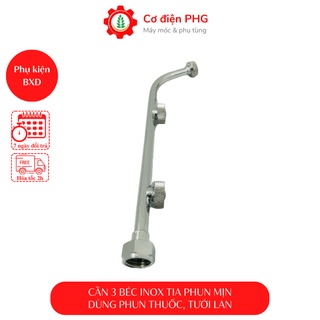Cần 3 béc inox phun sương dùng cho phun thuốc, tưới cây, tưới lan | Bình xịt điện