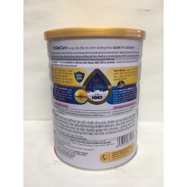 Sữa Non ColosCare 0+ ( lon 400g ) date: 04/2023