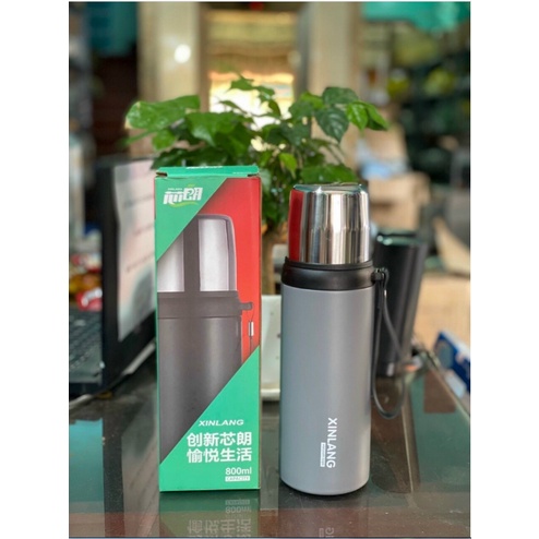 Bình giữ nhiệt inox 304 XINLANG Cao Cấp dung tích 800ml, giữ nhiệt nóng lạnh 12H