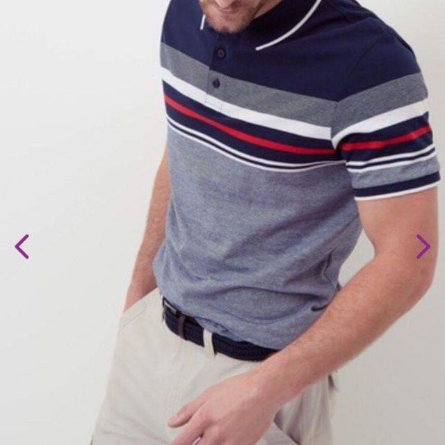 Áo thun nam sọc ngang