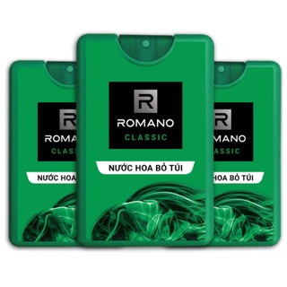 Combo 3 Chai nước hoa bỏ túi Romano Classic