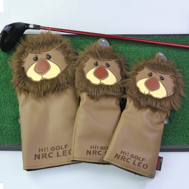 Vỏ bọc bảo vệ đầu gậy đánh golf bằng gỗ hình động vật chất lượng cao