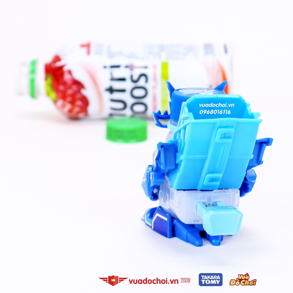 Robot bắn nắp chai - Aquasports Rồng Xanh Băng Giá - Chiến vương nắp chai - HOTTOY 2021