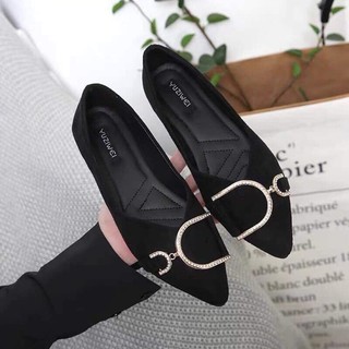 giày bệt da lộn