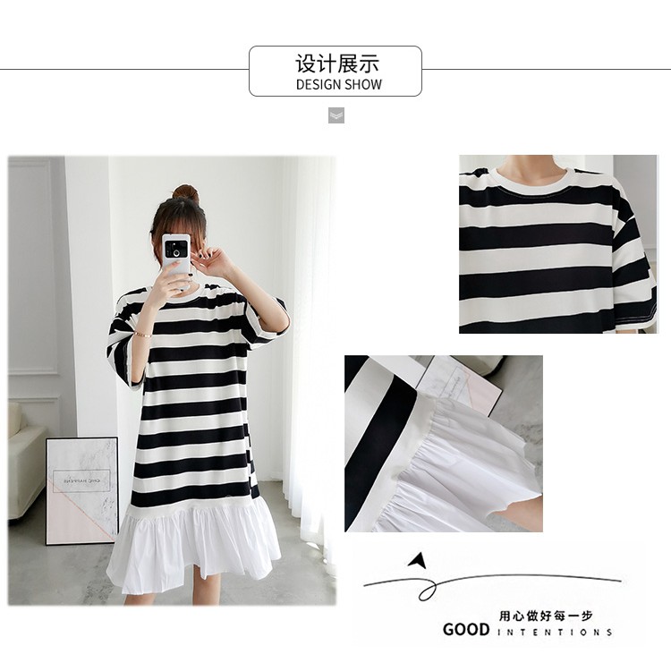 Váy Bầu Sau Sinh có thiết kế cho con bú V106