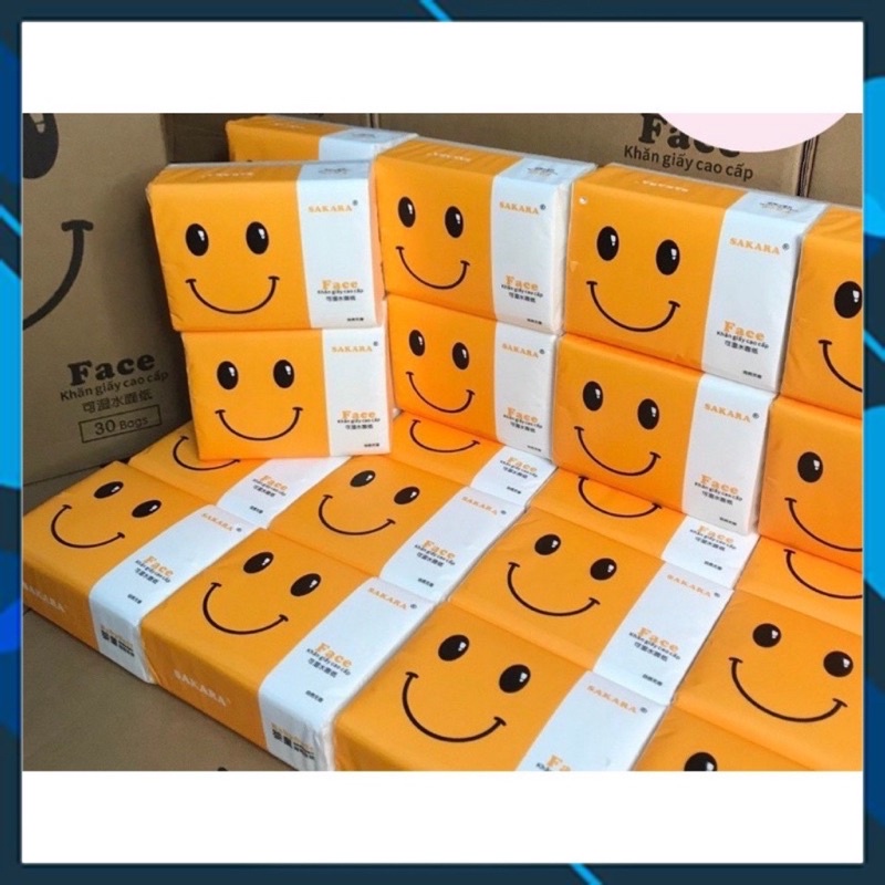 combo 10 gói giấy ăn Sakara 4lớp siêu dai hàng nhập khẩu chính hãng