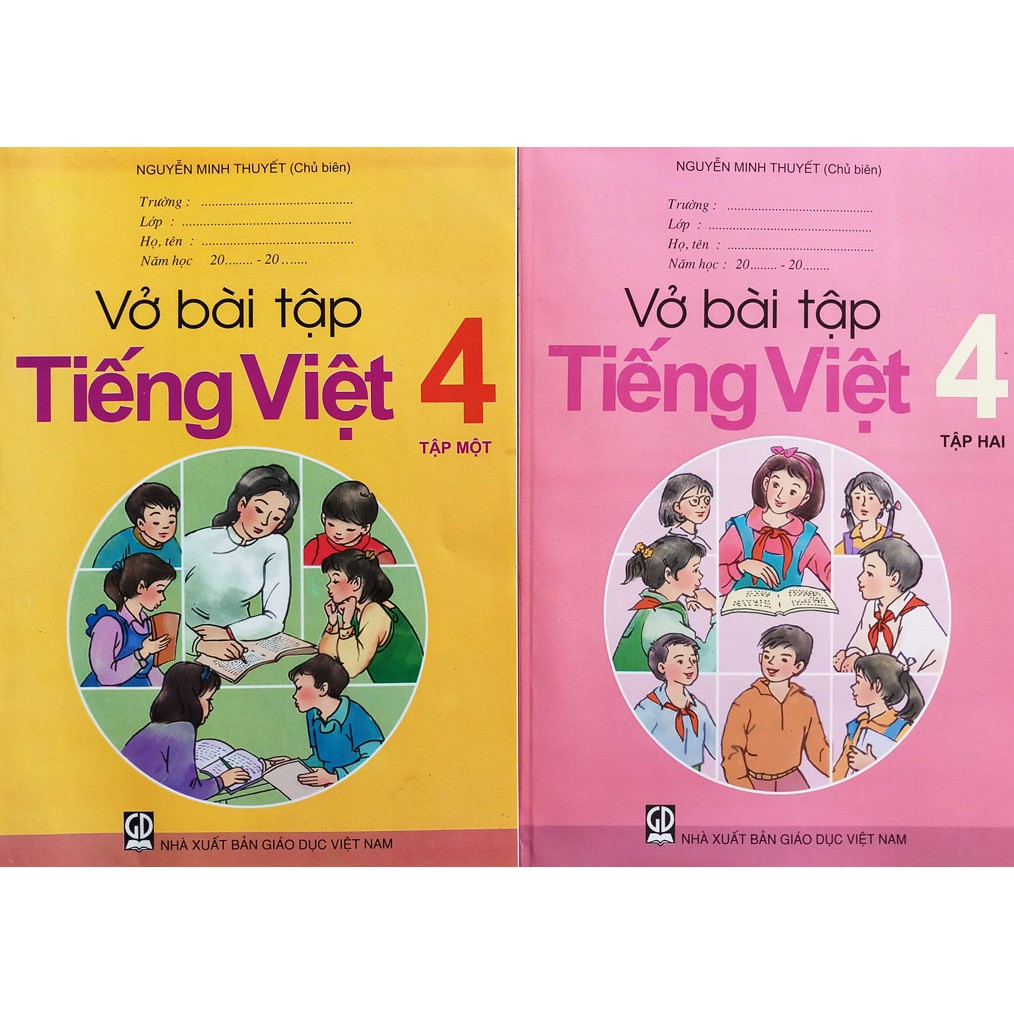 Sách - Vở bài tập Tiếng việt 4 - tập 1