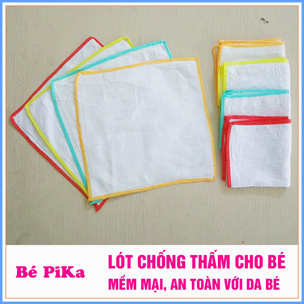  Miếng lót sơ sinh, Tấm lót chống thấm Mỹ Hưng loại đẹp cho bé sơ sinh ( 28 x 28cm)