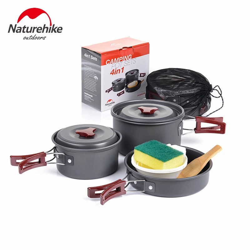 BỘ NỒI DÃ NGOẠI 2-3 NGƯỜI NATUREHIKE NH15T203-G