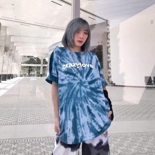 TEE TIE DYE XANH - PHẢN QUANG