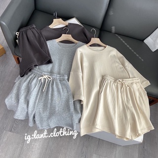set bộ thể thao trơn 3158